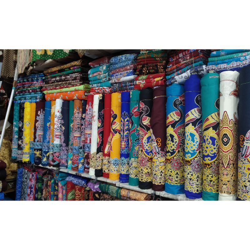 Kain Batik Katun Kalteng Motif Batang Garing khas Dayak KBKK-01