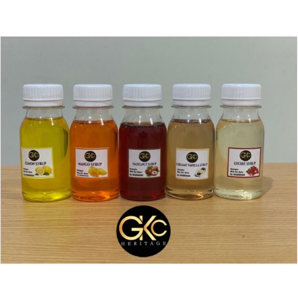 Paket Tester / Sample Sirup 5 botol GKC Heritage  @ 60ml