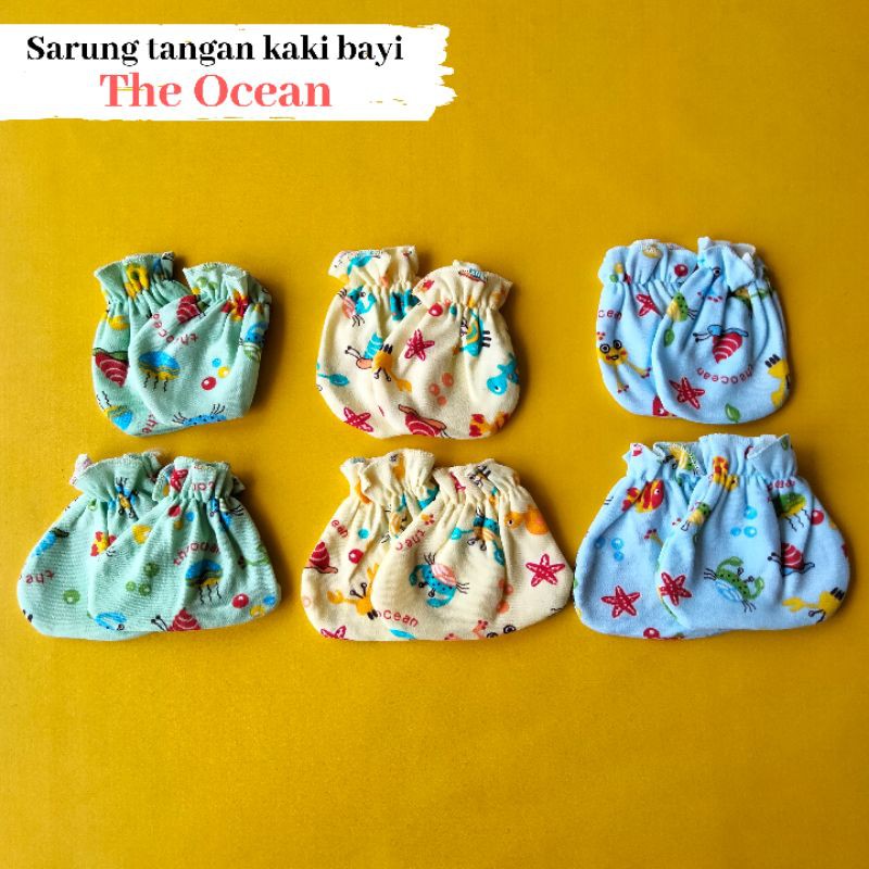 Sarung tangan sarung kaki bayi hany