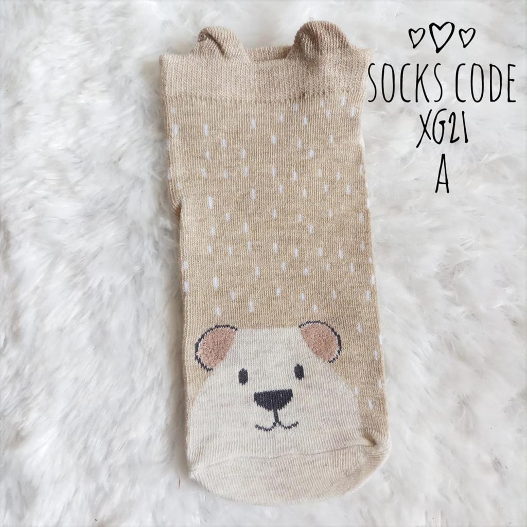 KAOS KAKI REMAJA/DEWASA MOTIF ANIMAL XG21 SOCKS SOCK