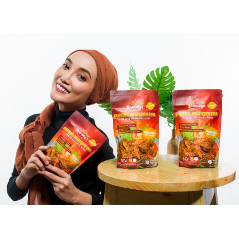 PAKET ISI 2 PACK!!! OSENG MERCON IGA SAPI DAN TUNA SUIR BOLOSEGO  PALING ENAK!!!