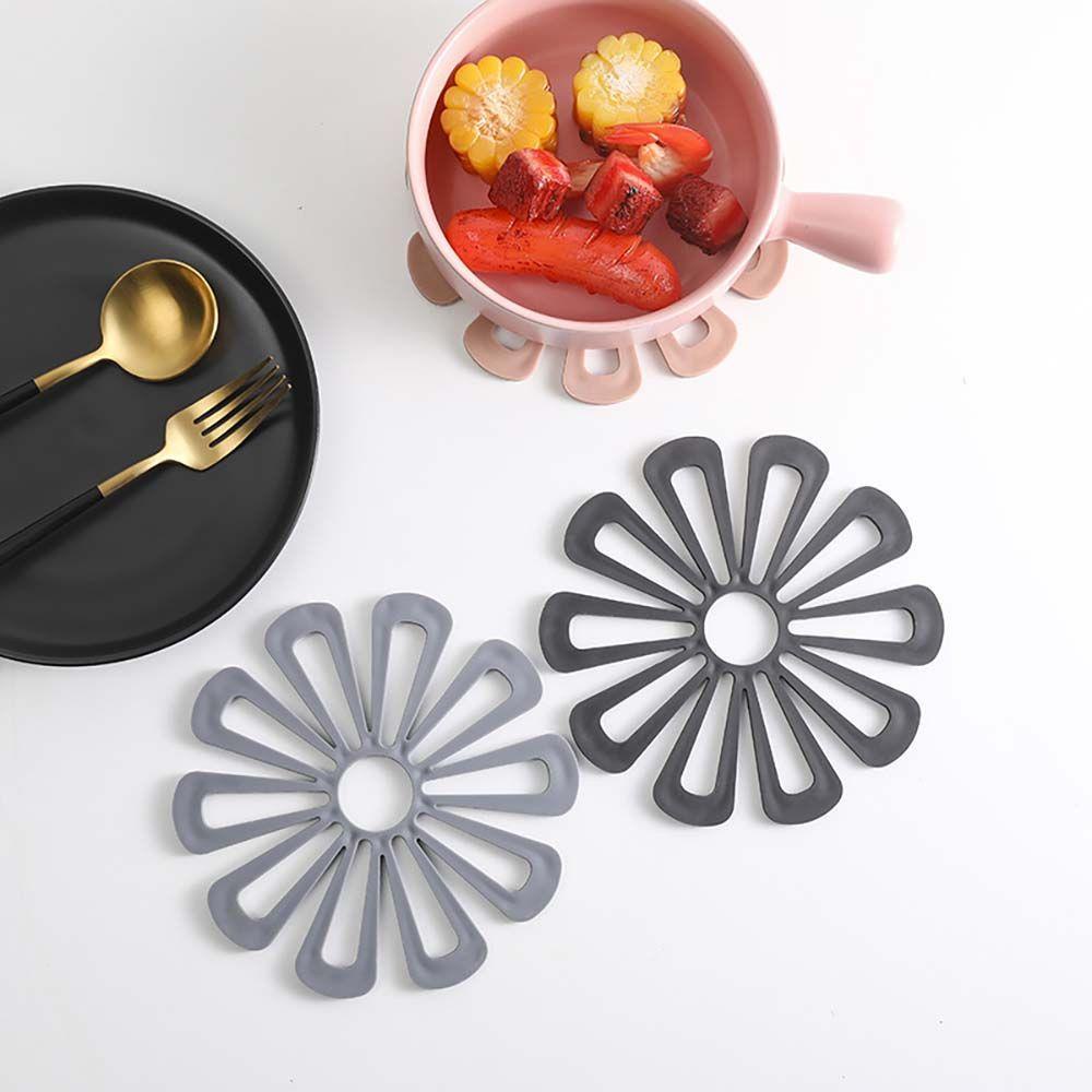 [Elegan] Pot Mat Non-slip Menebal Furniture Dekorasi Aksesoris Dapur Table Mat Meja Makan Pot Holders Cup Coaster