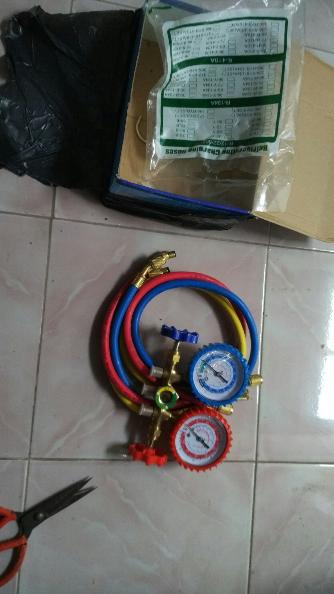 Testing Manifold Double Ac R22 R134a R12 Nc Manifold Gauge Set