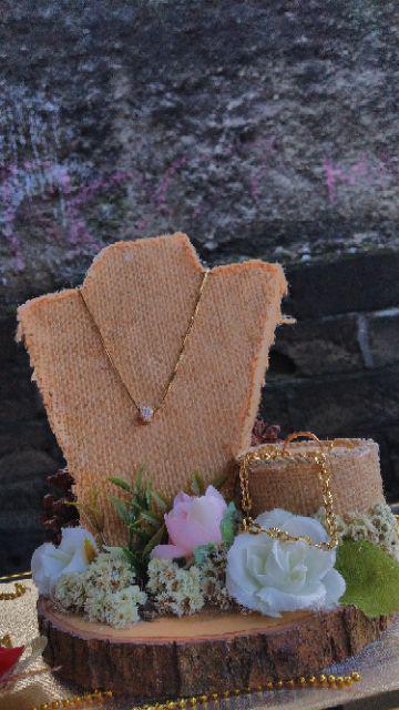 Tempat Mahar Rustic Kalung Cincin
