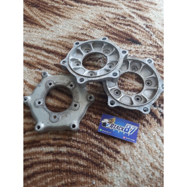 adaptor plendes dudukan piringan cakram depan Megapro Tiger lama tilas