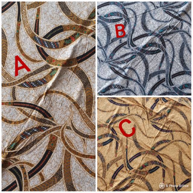 Hmt kain batik printing bahan batik jarik batik murah Pekalongan batik motif ilalang kunyit putih