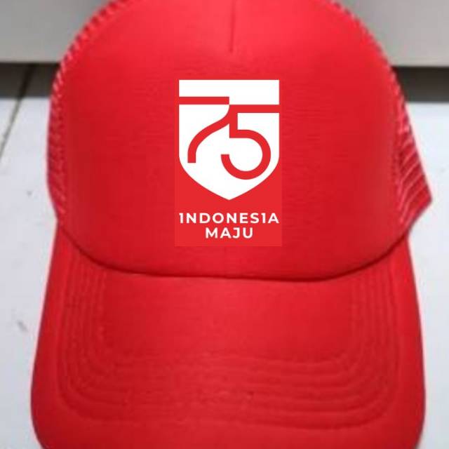 Topi logo hut ri 75