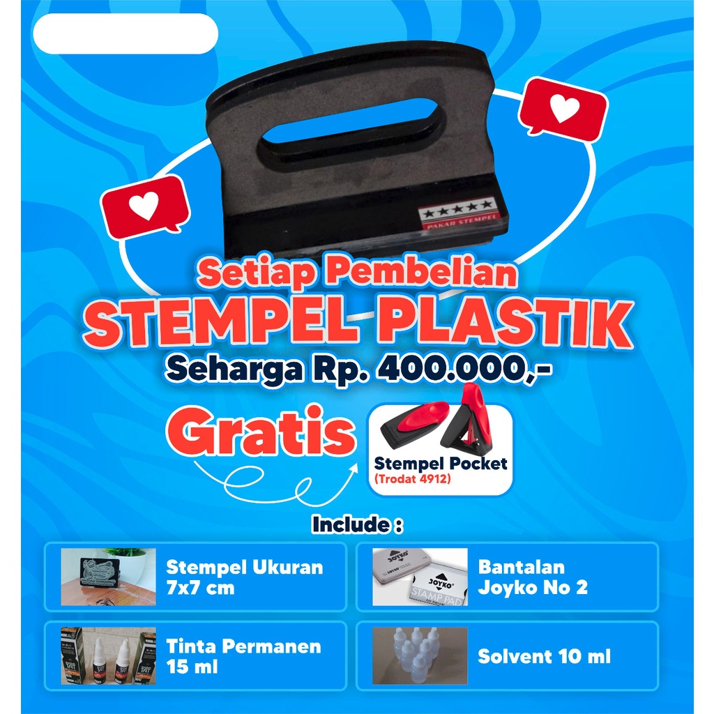 

Jual Promo Stempel Plastik Free Stempel Pocket Promo Oktober