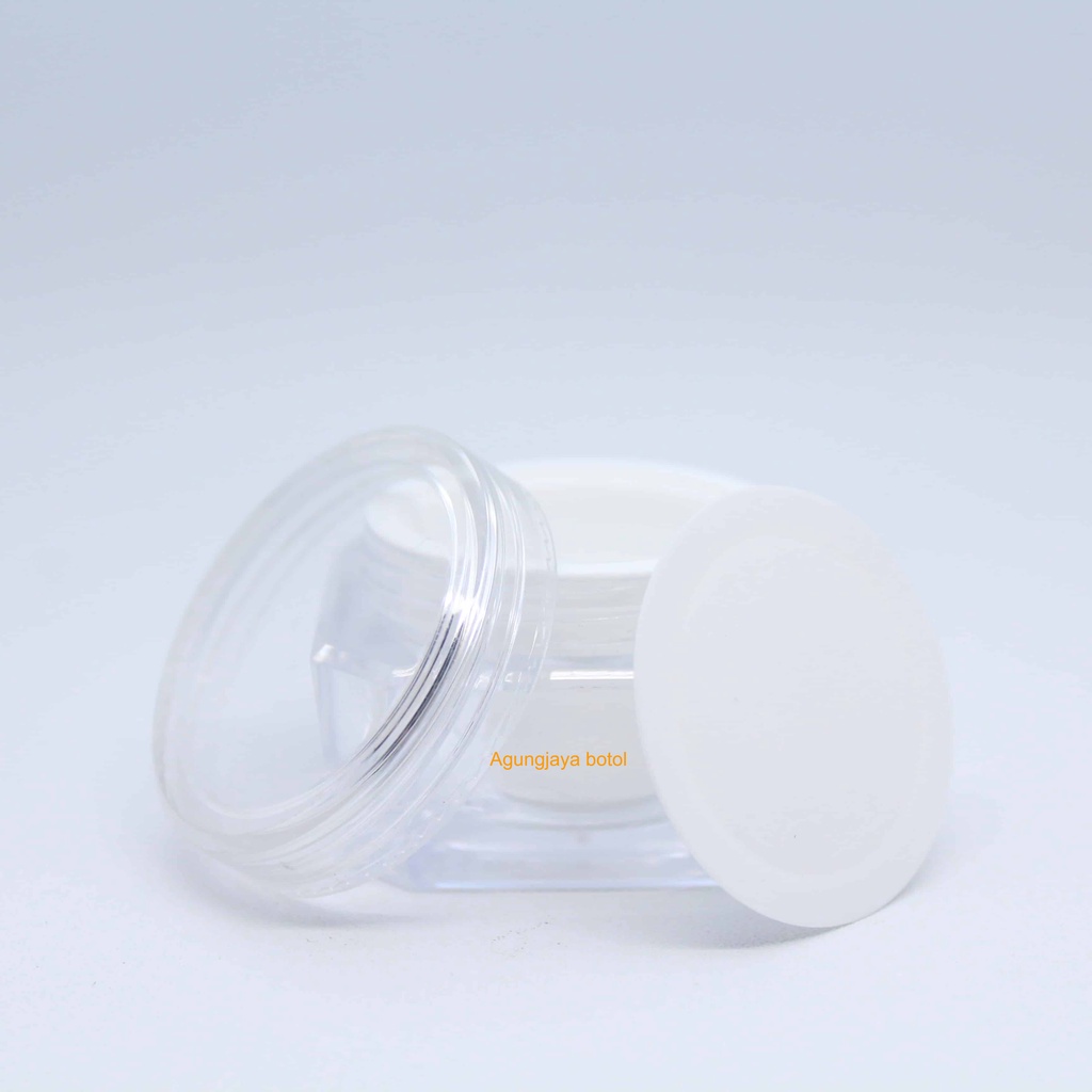 Pot Cream 10 Gr Octogonal / Pot Acrilic / Pot Cream Acrilic / Pot Kosmetik / Pot Krim Wajah / Pot 10