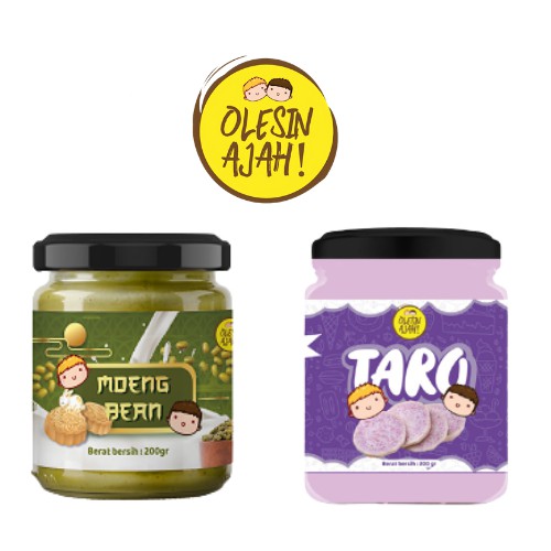 

Promo OlesinAjah Selai Taro + Selai Moeng Bean / Kacang Hijau 200Gr