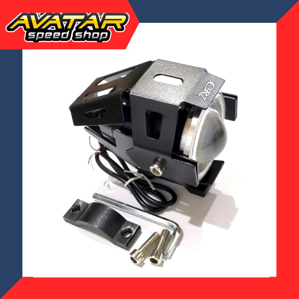 LAMPU TEMBAK LAMPU SOROT U7 BESAR LED CR7 AE BLUE