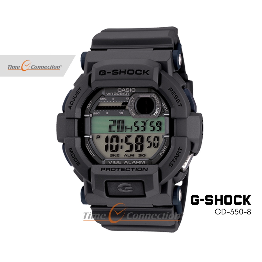 Casio G-SHOCK GD-350-8 Original / Jam Tangan Pria Digital / Gshock  GD350 GD 350 GD-350 8DR