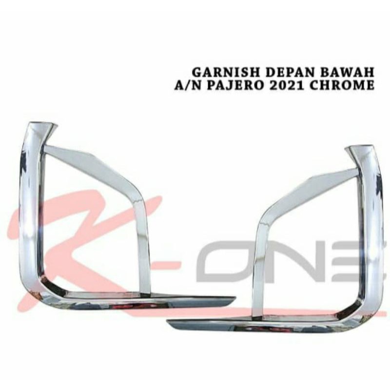 Paket garnish lampu depan belakang cover head tail led position black chrome