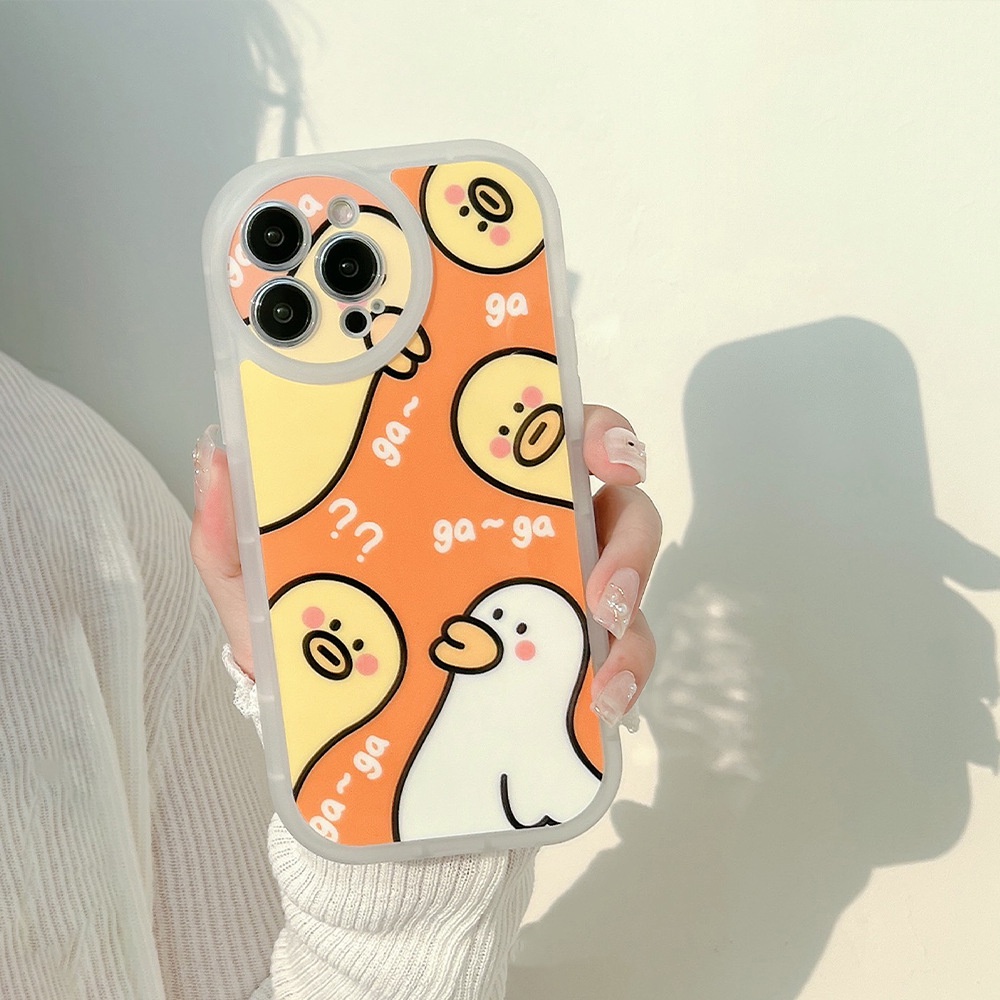 Soft Case TPU Motif Bebek Kuning Untuk iPhone 11 13pro 13prm 12 7Plus xs 8Plus XR 7 8 XR 11pro xs Max 12Pro Max