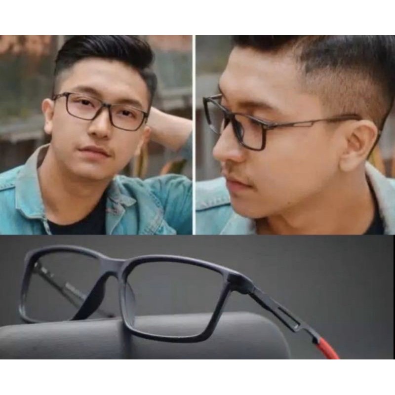 Kacamata 3218/e083 pria dan wanita Photocromic normal minus plus  progresif