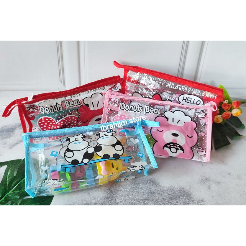 POUCH KOSMETIK MIKA KARAKTER LUCU / POUCH MIKA SERBAGUNA