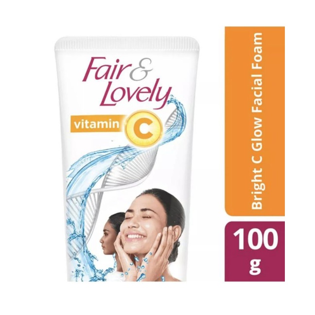 FAIR &amp; LOVELY  Bright C Glow Facial Foam  VITAMIN C 100ML