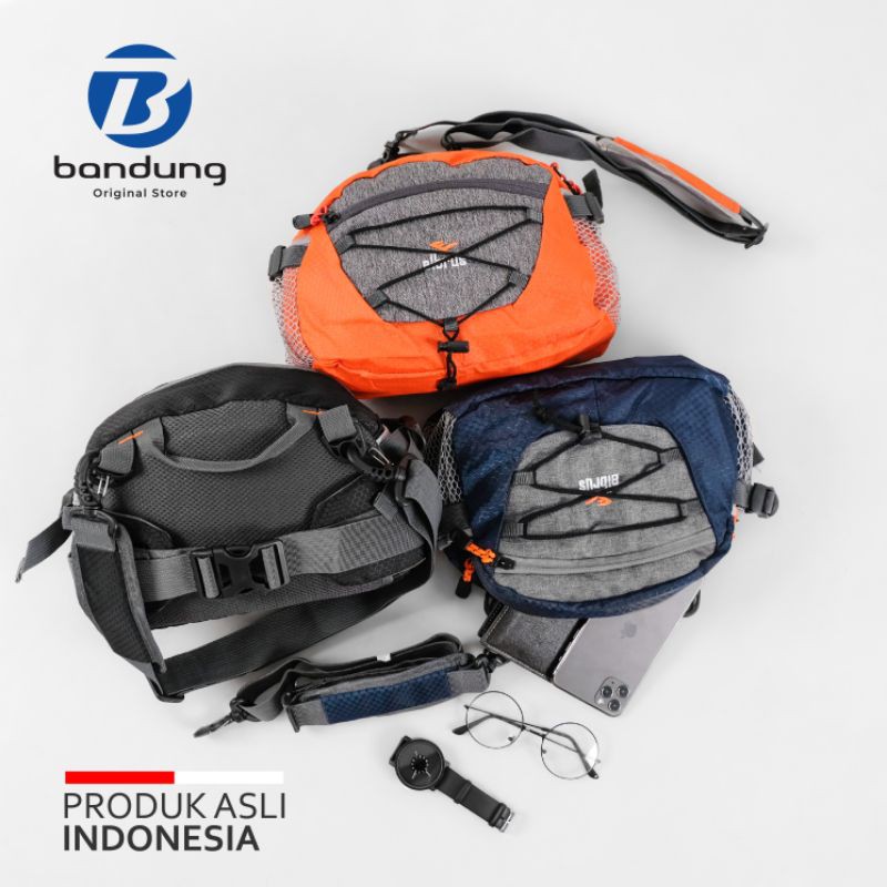 Original - Termurah Tas Sling Bag Pria Selempang Gunung Outdoor Hiking Tracking Tourer Shoulder Bag