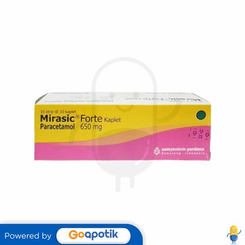 Mirasic Forte 650 Mg Box 100 Kaplet