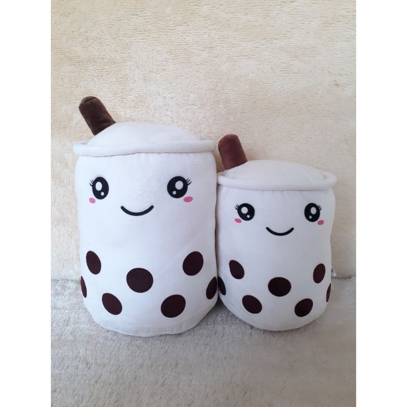 Boneka Boba Milk,Bantal Gentong Boba Milk ukuran (28cm)