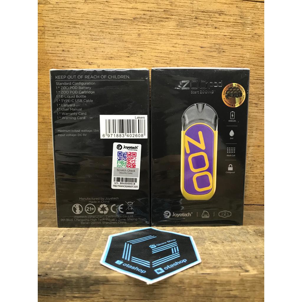 Authentic Teros Pod Zoo 650mah Pods Starter Kit Vape Vapor Closed System Device