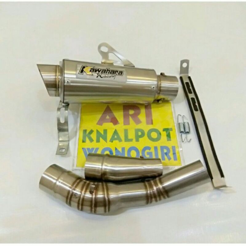 knalpot racing Kawahara Silincer only dan slip on ninja 4 tak R25 CBR 250R