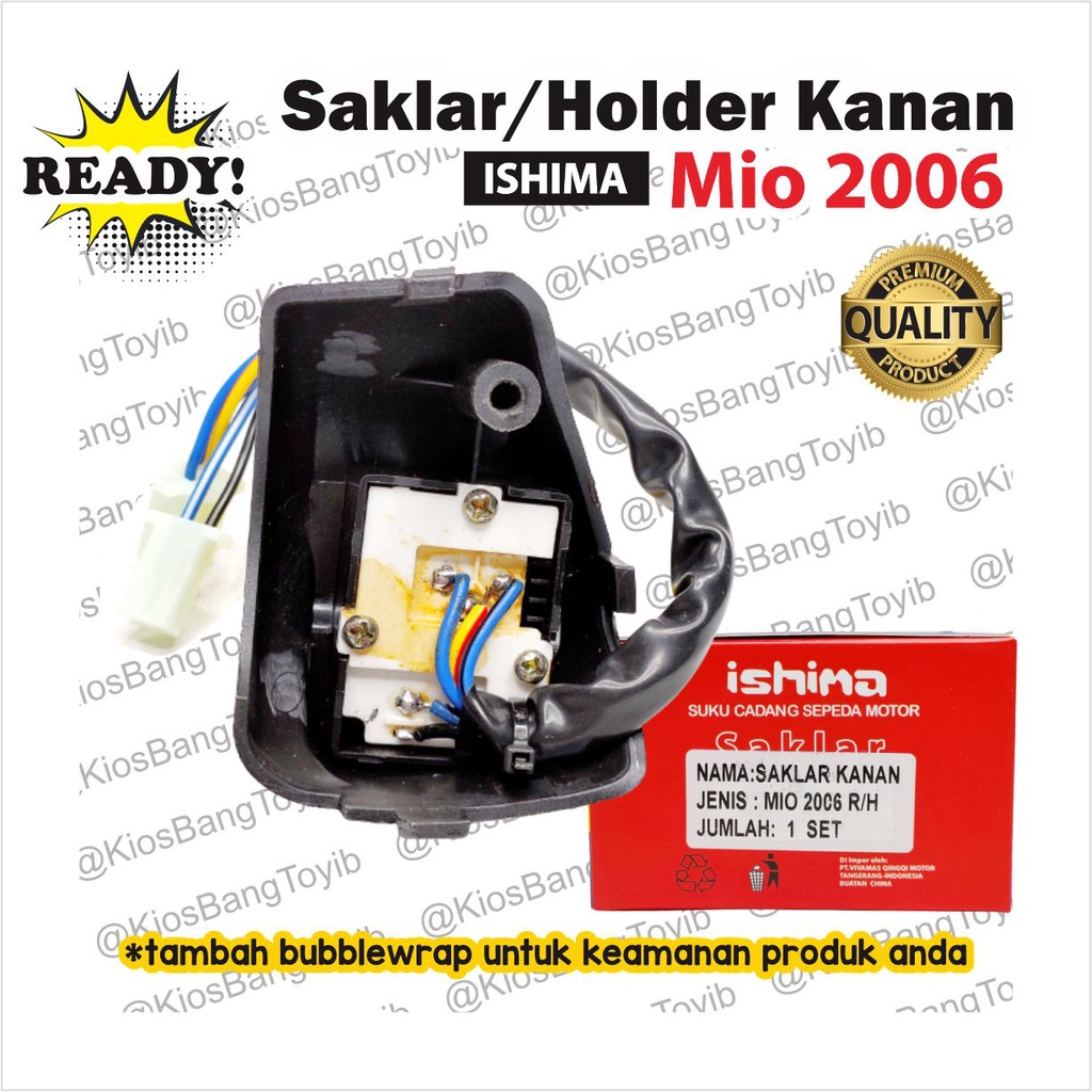 Saklar Holder Handle Switch Kanan Mio 2006 -ISHIMA-