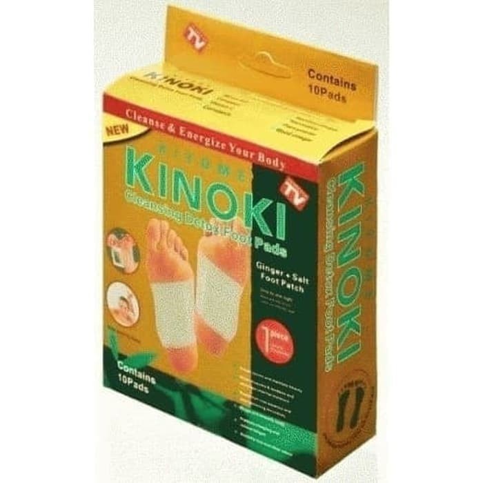 BAROKAH 1 pcs KINOKI GOLD detox foot pads / Koyo kaki penyerap racun dalam tubuh