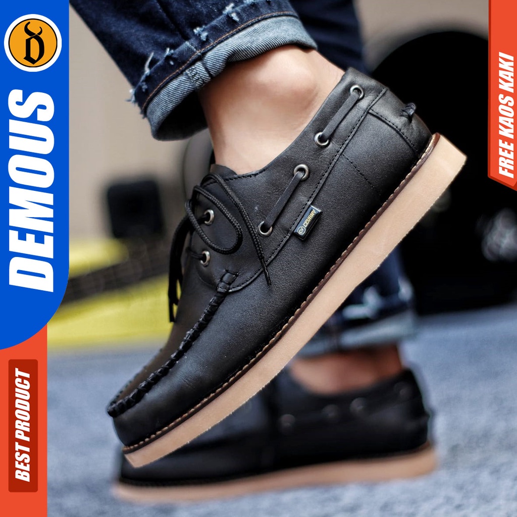 DEMOUS DAVIS Sepatu Kasual Kulit Asli Casual Original