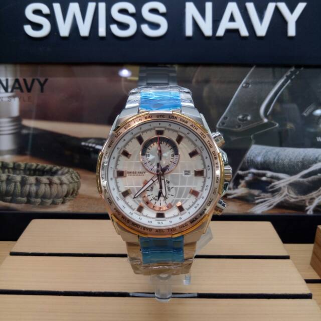 Jam tangan Pria SWISS NAVY chronograph SN-8005M ORIGINAL