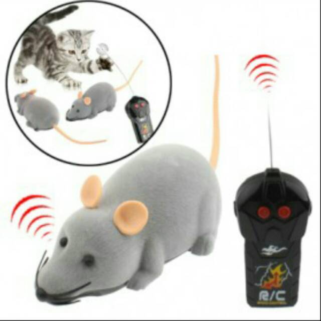 Mainan Prank Tikus Mini Dengan Remot Kontrol - Gray