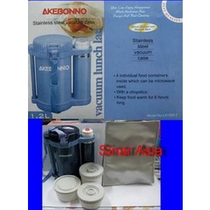 Akebonno Lunch Jar Termos Rantang Kotak Ompreng Makanan (LA 1200-2)