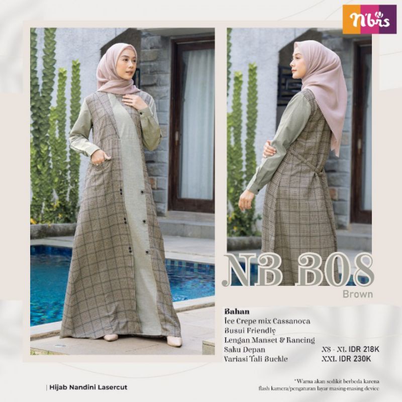 NB B08 NIBRAS GAMIS DEWASA