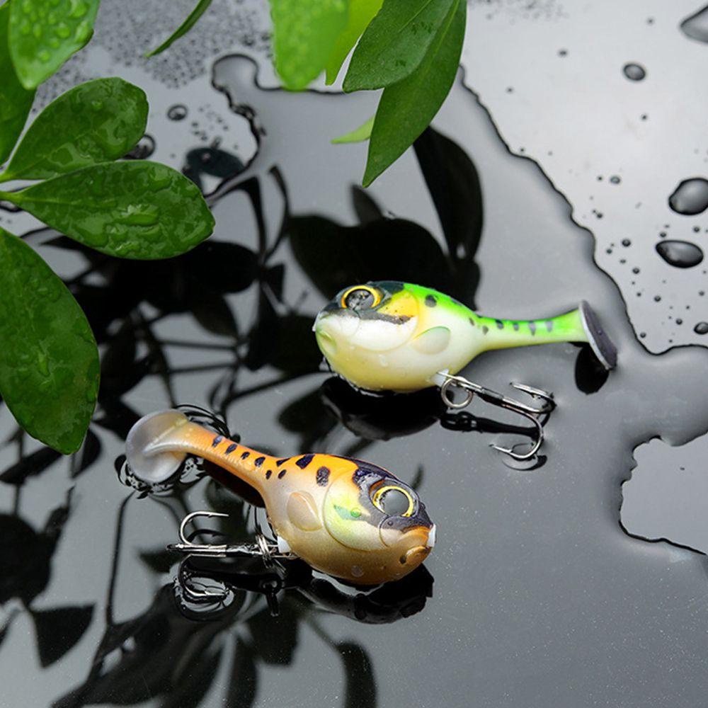 Suyo Balon Umpan Ikan Dengan Pengait Tahan Lama 60mm 9.7g Kait Duri Cacing Renang