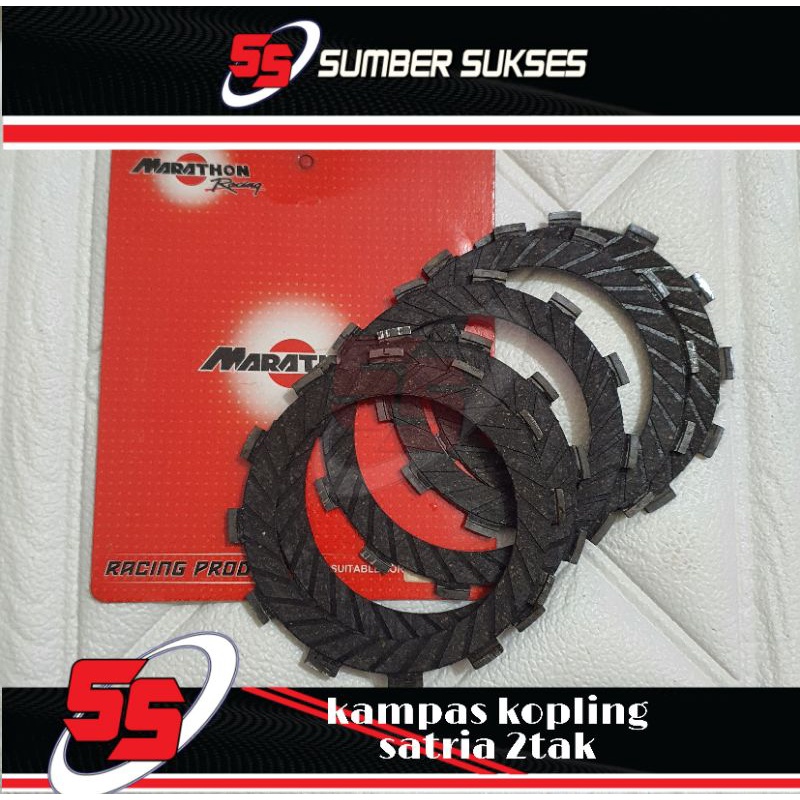 kampas kopling //plat kopling racing satria 120 (6 speed) // kain klos satria 2tak // kampas kopling