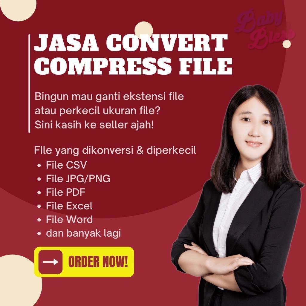 JASA CONVERT, COMPRESS PDF (> 20 LEMBAR), KECILIN PDF JADI 1 MB, WORD KE PDF, PDF KE WORD, PDF 1 MB