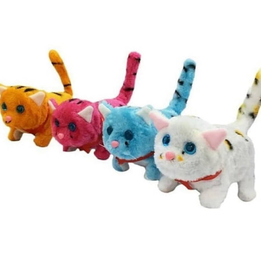 promo boneka kucing animal kucing   mainan robot kucing bergerak suara