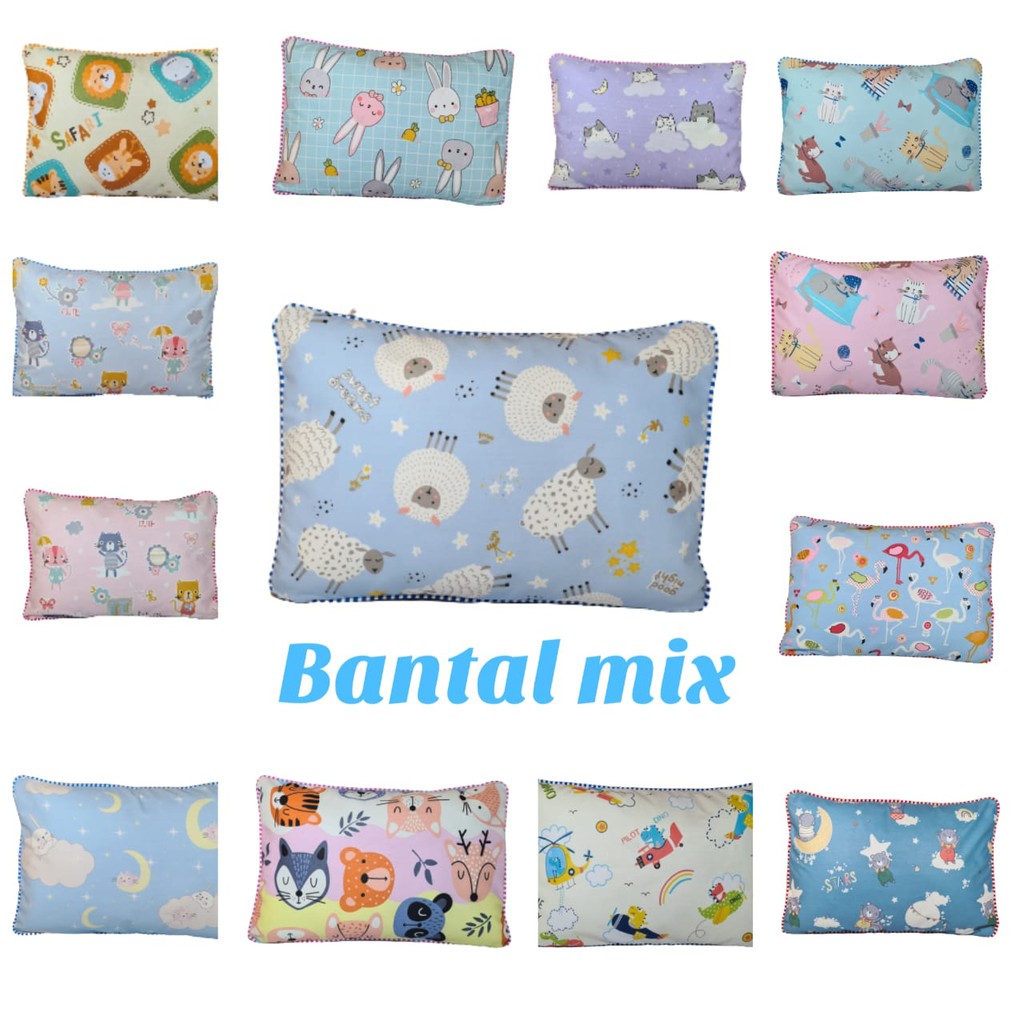 Darby bantal kotak &amp; bantal peang bayi