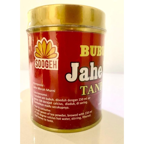 

SOOGEH - BUBUK JAHE MERAH TANPA GULA - 190 GR