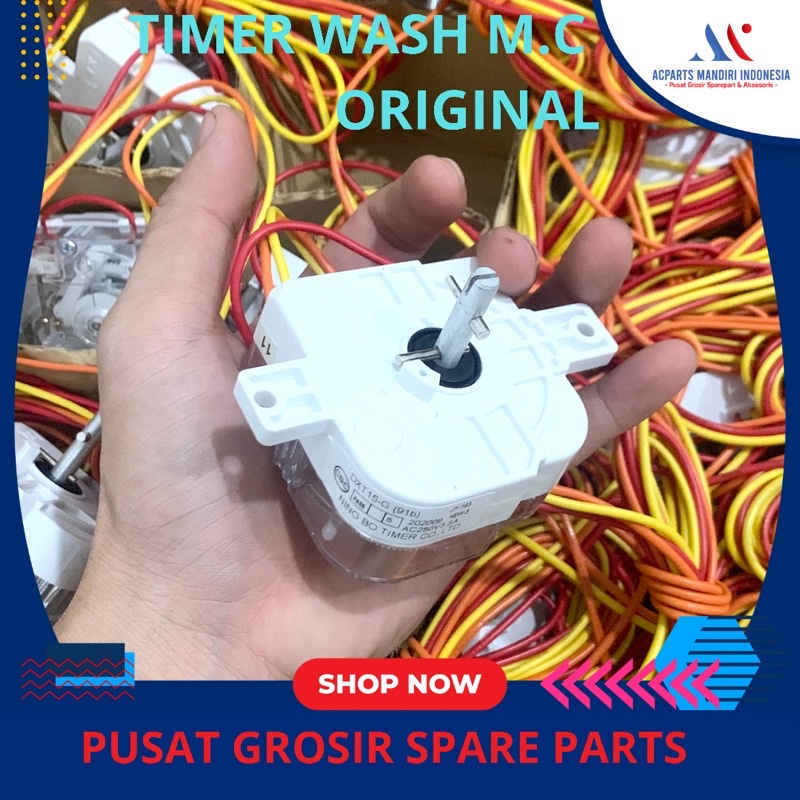 timer mesin cuci 6 kabel original