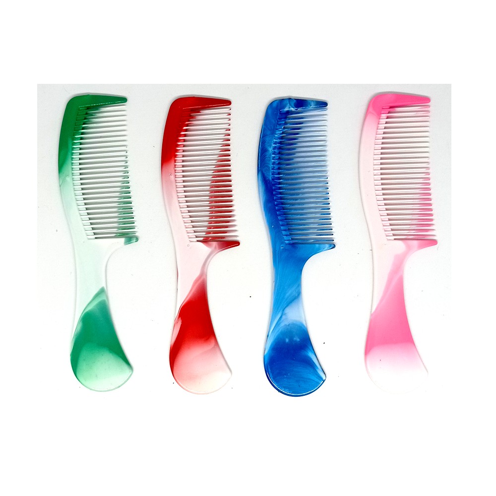 1 pcs Sisir Rambut Gagang Besar warna warni ukuran 22 cm - Grosir