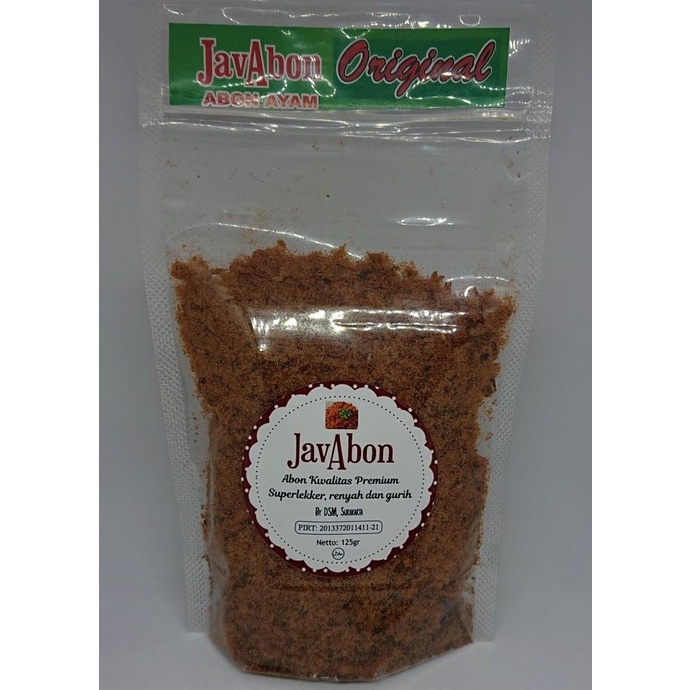 

JavAbon ABON AYAM ORIGINAL (CHICKEN FLOSS) 125