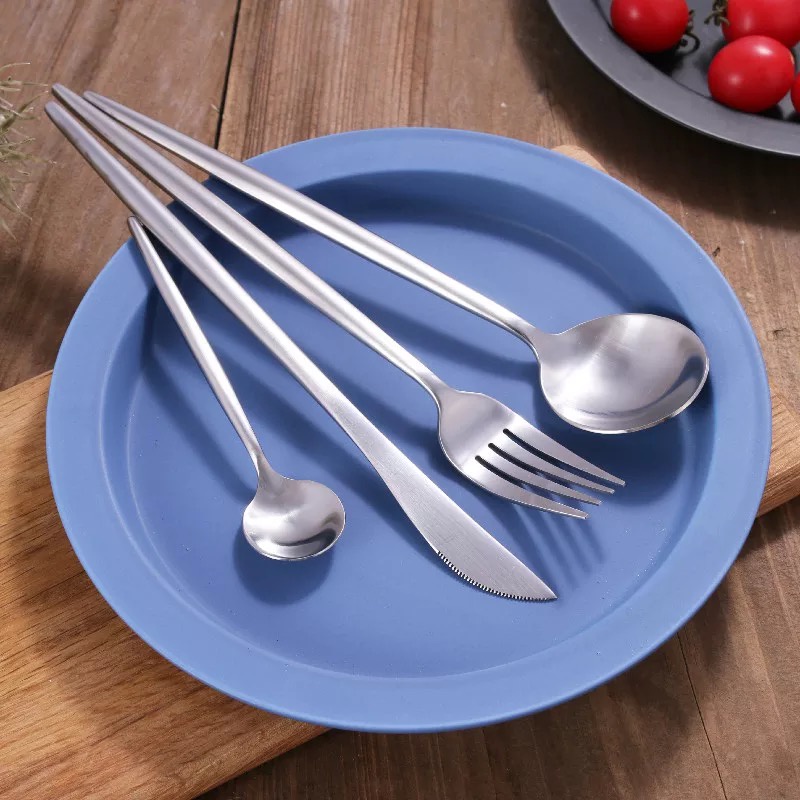 4Pcs sliver Stainless Steel Cutlery Set