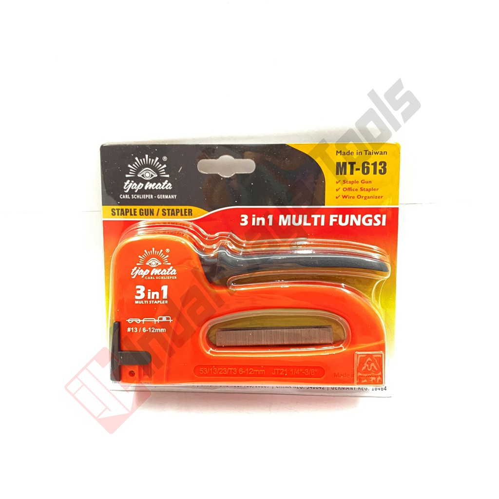 TJAP MATA MT-613 Staples 3 in 1 Gun Tacker - Staple Jok Tembak Hekter