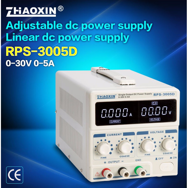ZHAOXIN RPS-3005D 30V 5A  Adjustable digital DC power supply