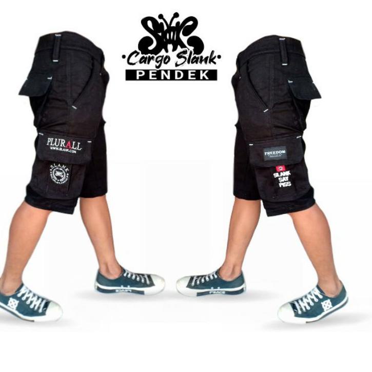 Muraaaahh.. CELANA CARGO SLANK ORIGINAL DISTRO // CELANA PENDEK SLANK PLUR4LL // CELANA SLANK MOTIF 