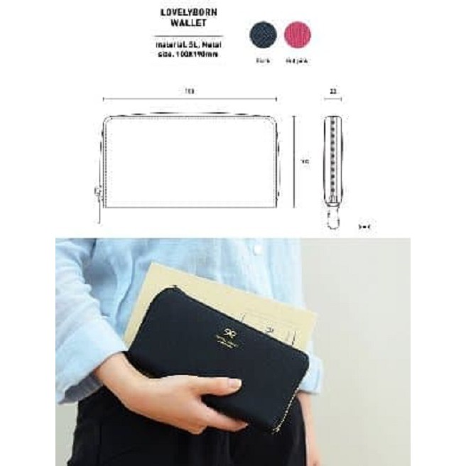 Travelmate Korean Zipper Wallet Elegant Stylish Dompet Impor Wanita High Quality