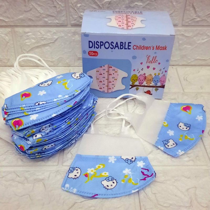 Masker Duckbill anak masker karakter