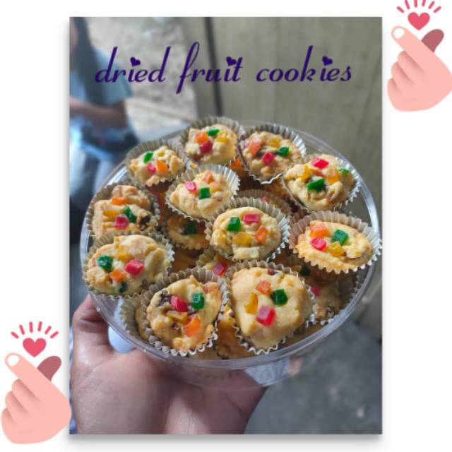 

Dried friut cookies