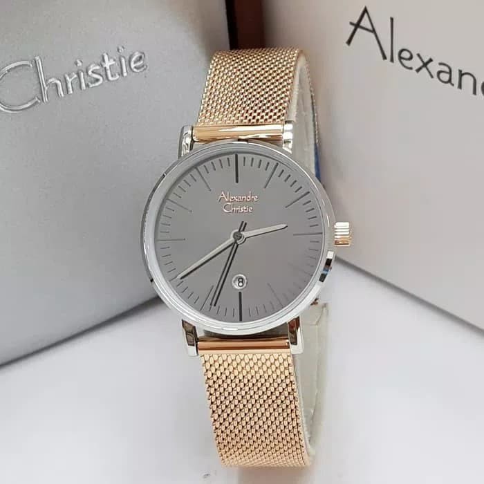 ORIGINAL Jam Tangan Wanita Alexandre Christie AC 6499 / AC6499 Garansi 1 Tahun